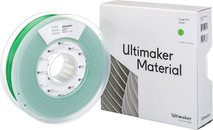 Actual product image Ultimaker Filament (Though PLA, 2.85 mm, 750 g, Green)
