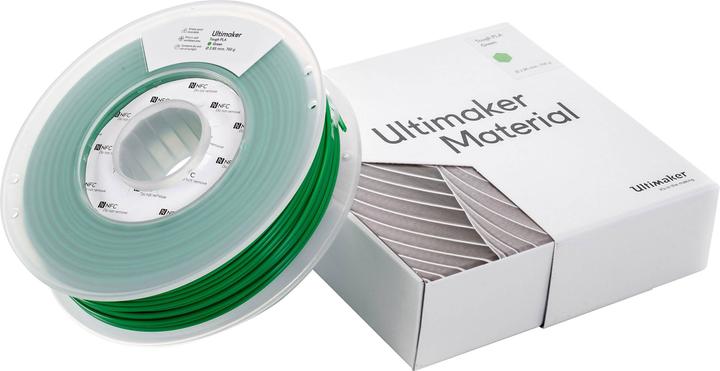 Actual product image Ultimaker Filament (Though PLA, 2.85 mm, 750 g, Green)