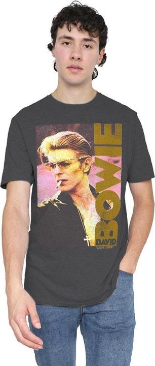 Actual product image David Bowie Unisex Adult Smokin T-Shirt (XL)
