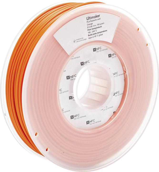 Actual product image Ultimaker Filament (PLA, 2.85 mm, 750 g, Orange)