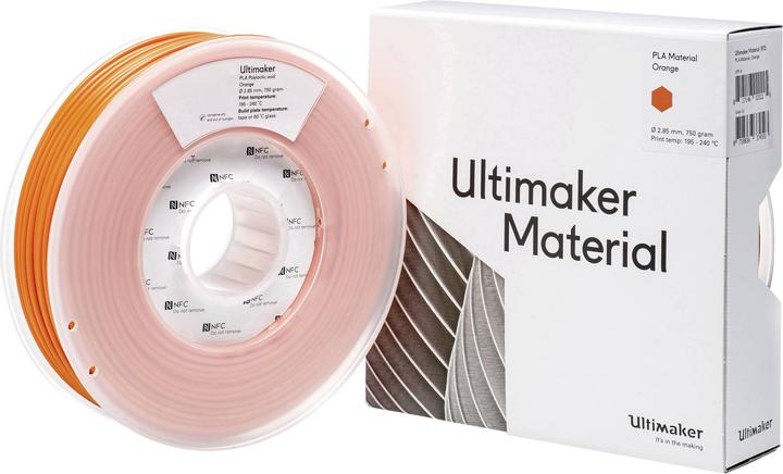 Actual product image Ultimaker Filament (PLA, 2.85 mm, 750 g, Orange)