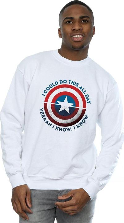 Actual product image Mens Avengers Endgame Do This All Day Sweatshirt (L)