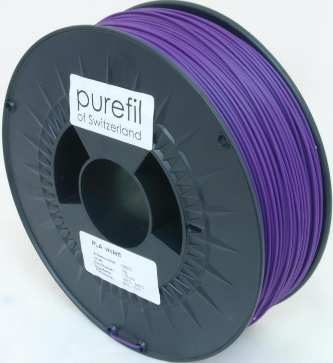 Actual product image Purefil Filament (PLA, 1.75 mm, 1000 g, Violet)
