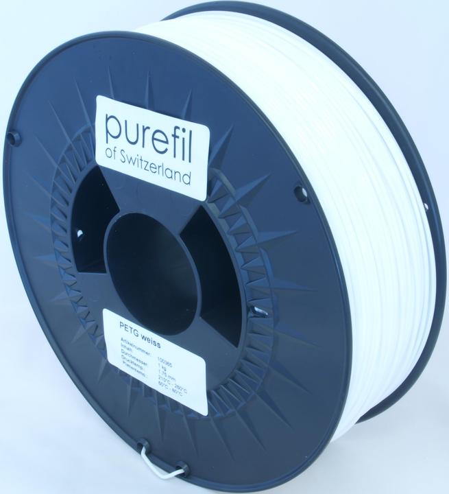 Produktbild Purefil Filament (PETG, 1.75 mm, 1000 g, Weiss)
