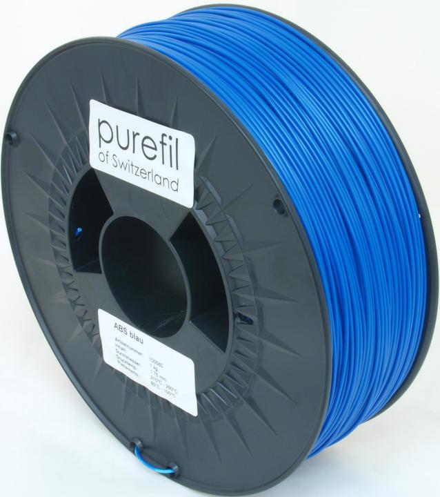 Actual product image Purefil FIlament (ABS, 1.75 mm, 1000 g, Blue)
