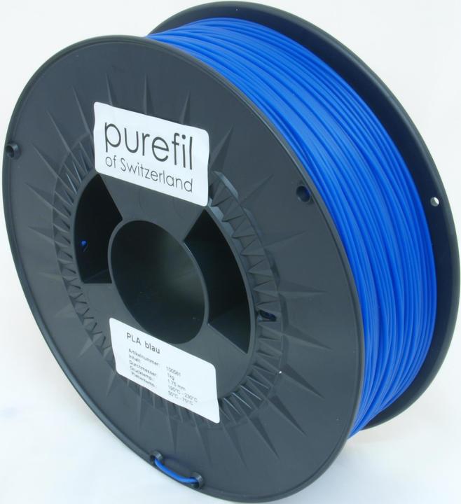 Actual product image Purefil Filament (PLA, 1.75 mm, 1000 g, Blue)