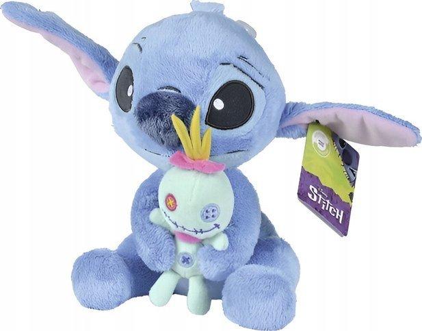 Productafbeelding NoName Simba 6315877004X06 Disney Stitch met Scrump 25 cm Officiële gelicentieerde knuffel, zachte cha (25 cm)