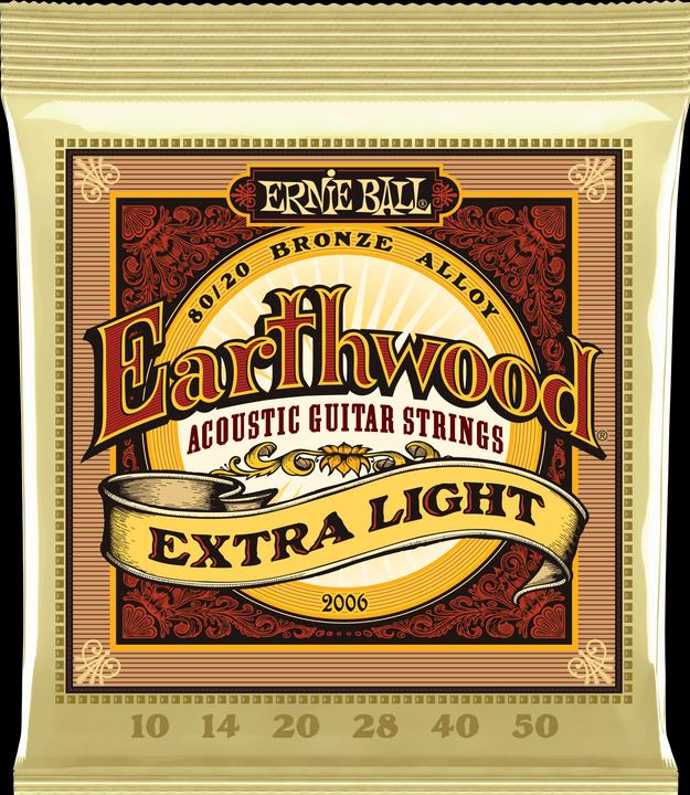 Produktbild Ernie Ball Earthwood Extra Light Bronze (6 x, Gitarre, 0.05")