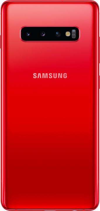 Produktbild Samsung Galaxy S10+ (128 GB, Cardinal Red, 6.40", Hybrid Dual SIM, 16 Mpx, 4G)