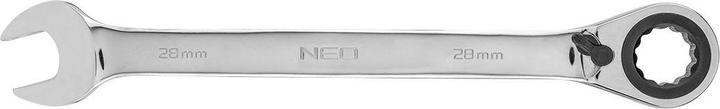 Actual product image Neo ring spanners (ratchet combination wrench with switch 28 mm)