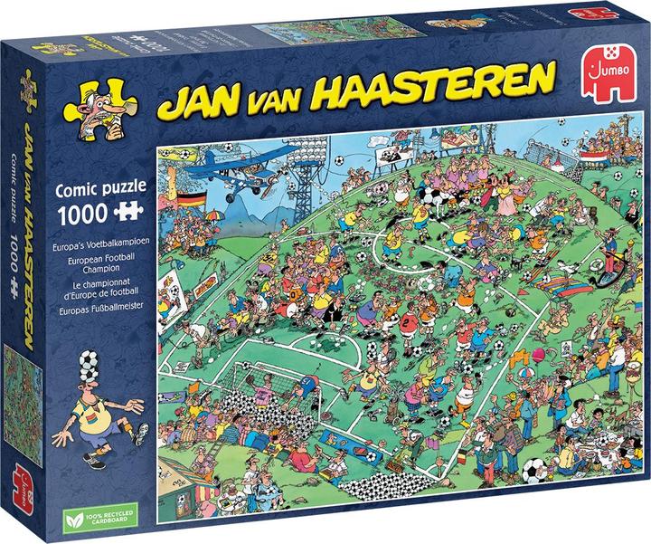 Image du produit Jumbo Puzzle Jan Van Haasteren Champion d'Europe de football 1000 pièces (1000 pièces)