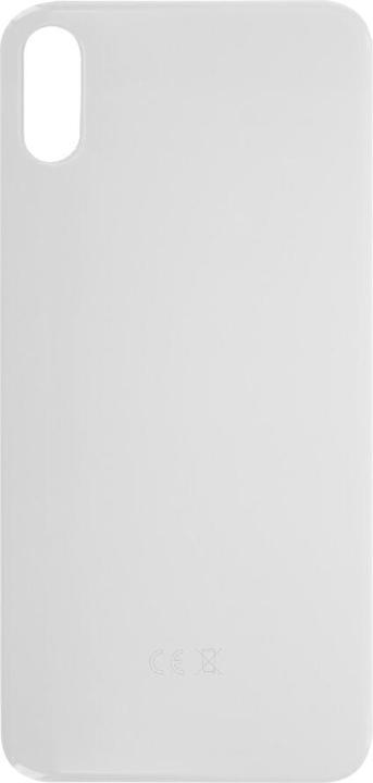 Produktbild OEM Replacement iPhone XS Max back cover silver, without Logo (iPhone XS Max)