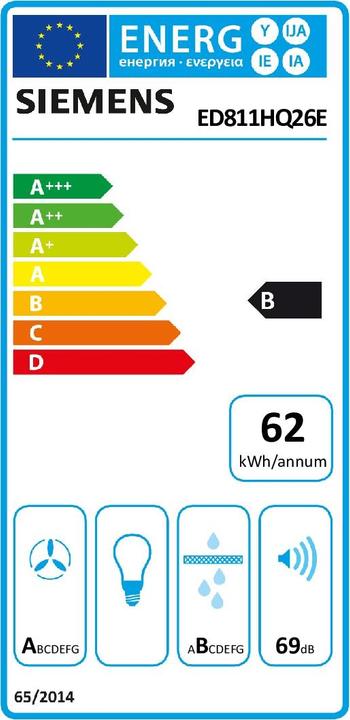 Energie-Label Siemens ED811HQ2
