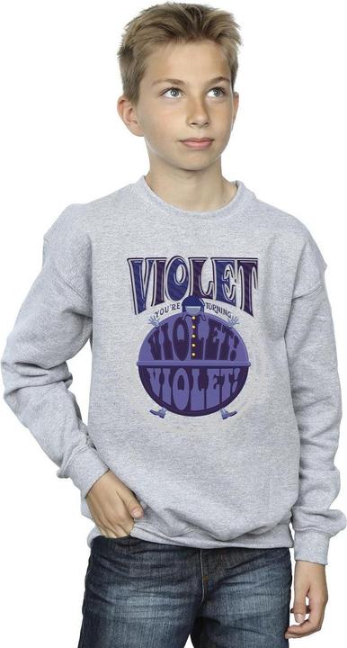 Produktbild Willy Wonka & the Chocolate Factory Violet Turning Violet Sweatshirt Jungen (152, 158)
