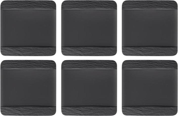 Speiseteller quadratisch Manufacture Rock (1 x, 28 cm)