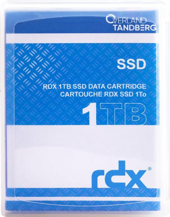 Actual product image Tandberg Data RDX media (SSD) 8877-RDX 1 TB 1 piece (RDX (SSD), 1000 GB)