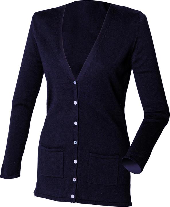 Actual product image Henbury Cardigan With V Neck (XXS)