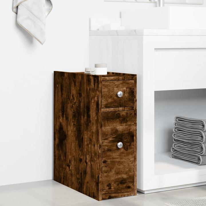 Produktbild VidaXL Badschrank Schmal mit Rollen
