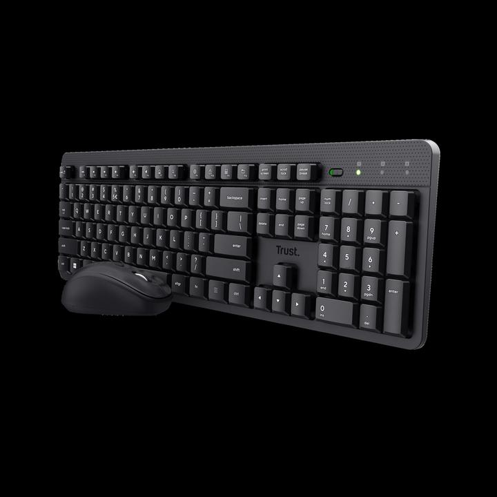 Actual product image Trust Ody Ii Wl Keyboard Mouse Blk D (DE, Wireless)