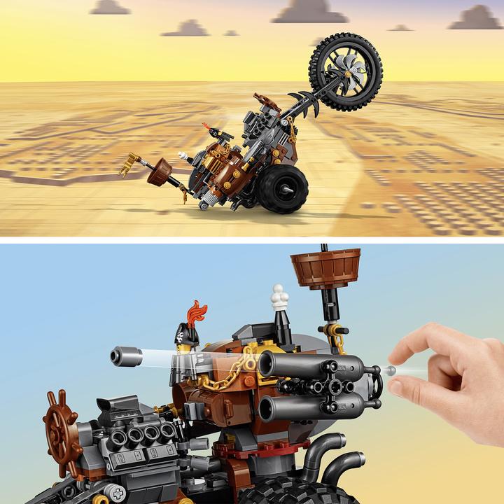 Actual product image LEGO Movie MetalBeard's Heavy Metal Motor Trike 70834 (70834)