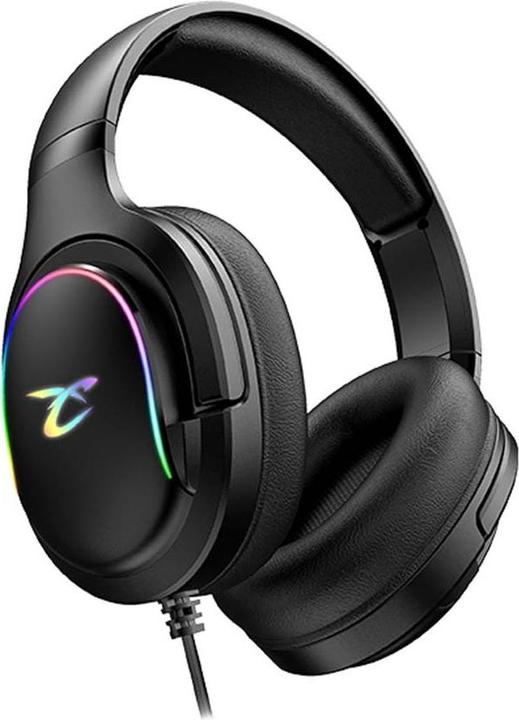 Actual product image Subsonic Spectra Gaming Headset LED - wired - black (Cable)