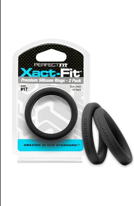 Produktbild PerfectFitBrand #17 Xact-Fit Cockring 2-Pack (4.30 cm)