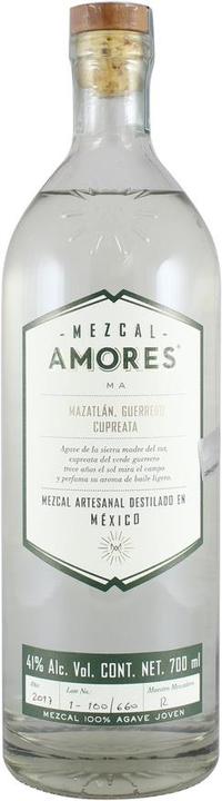 Actual product image Mezcal Amores Cupreata Joven, Guerrero 100% Agave (1 x 70 cl)