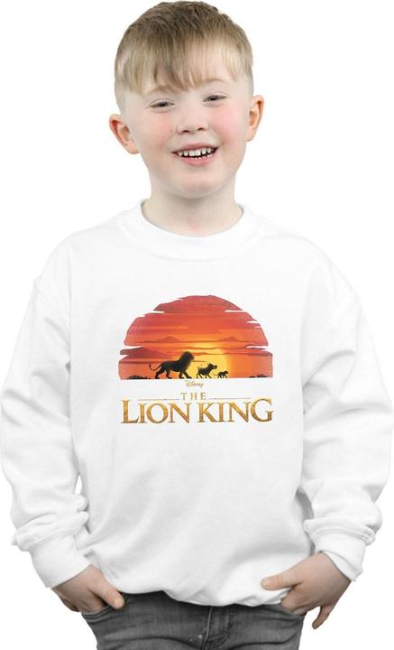 Immagine prodotto Disney The Lion King Movie Sunset Logo Felpa Ragazzi (128)