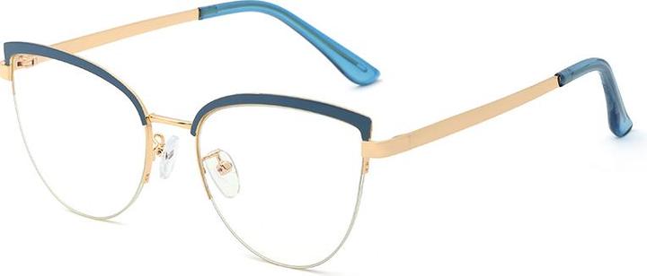 Actual product image Techsuit - Anti-Blue Light Glasses Reflex Metal (F95679-C3) - Butterfly - Blue