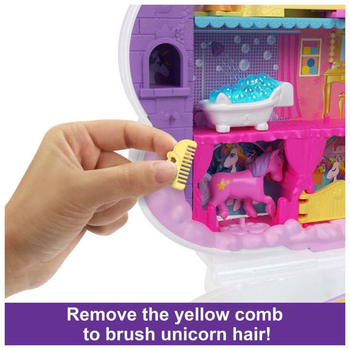 Produktbild Polly Pocket Einhorn Haarspiel Schatulle