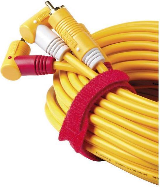 Actual product image Hama Velcro cable ties, 12 pieces (Plastic cable ties, 200 mm, 12 pcs.)