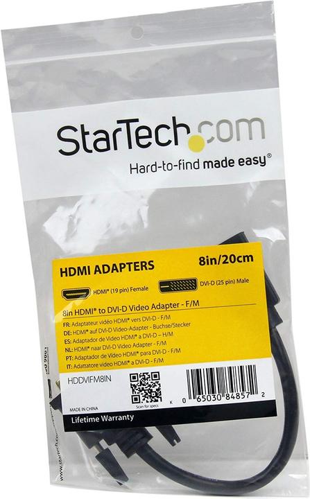 Produktbild StarTech HDMI zu (DVI, 20 cm)