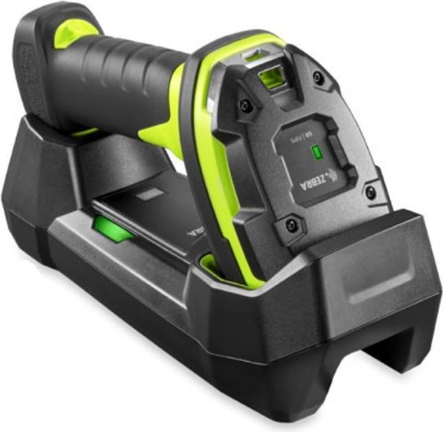 Actual product image Zebra ebra LI3678-SR, BT, 1D, SR, Multi-IF, FIPS, Kit (USB), black, green Bluetooth scanner, industrial, 1 (1D barcodes)