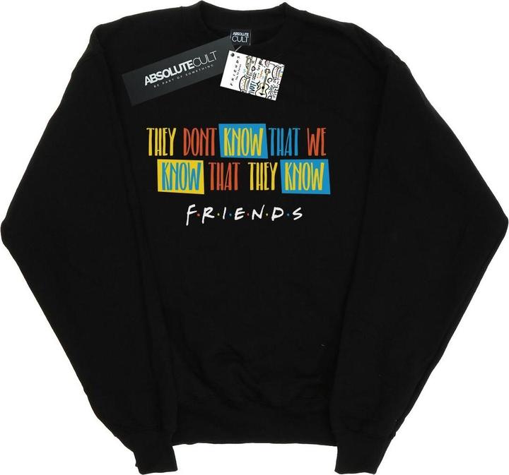 Produktbild Friends They Don't Know Script Sweatshirt (M)
