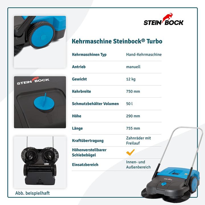 Produktbild Steinbock Kehrmaschine Turbo manuell