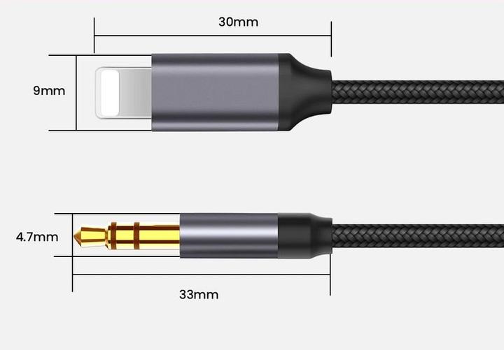 Immagine prodotto Hermex Lightning — 3.5mm Jack (0.50 m, Lightning)