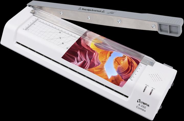Produktbild Olympia A 350 Combo DIN A3 Laminiergerät m. Hebelschneider (75 - 125 µm, A4, A3)