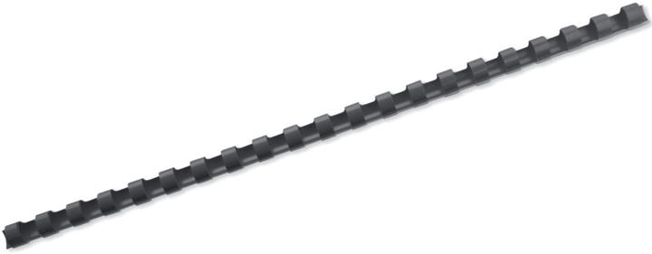 Actual product image GBC Binder spine 12mm, 21 rings, black, 100 pcs.