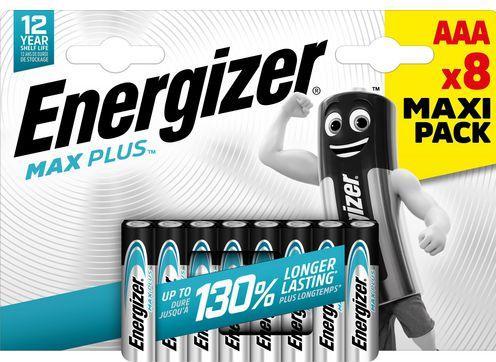 Actual product image Energizer Max Plus (8 pcs., AAA, 1200 mAh)