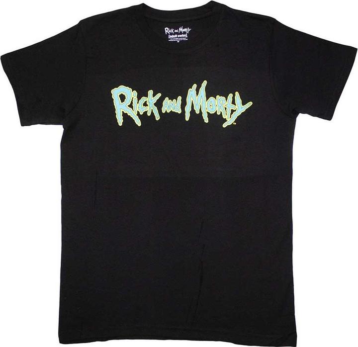 Immagine prodotto Rick And Morty Maglietta Logo Adulto Unisex (L)