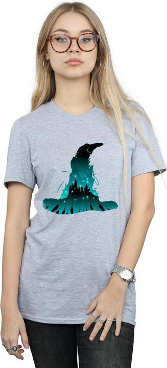 Immagine prodotto Hogwarts Silhouette Maglietta Ampia Donna (XL)