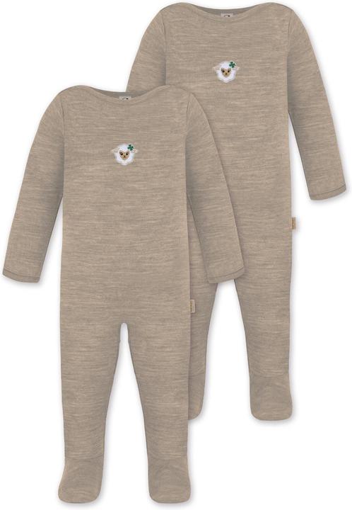 Immagine prodotto Normani Pagliaccetto da 2 pezzi per bambino in merino "Levin" - 9411 (56)