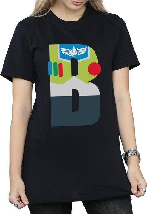Immagine prodotto Disney Alphabet B Is For Buzz Lightyear Maglietta Ampia Donna (XXL)