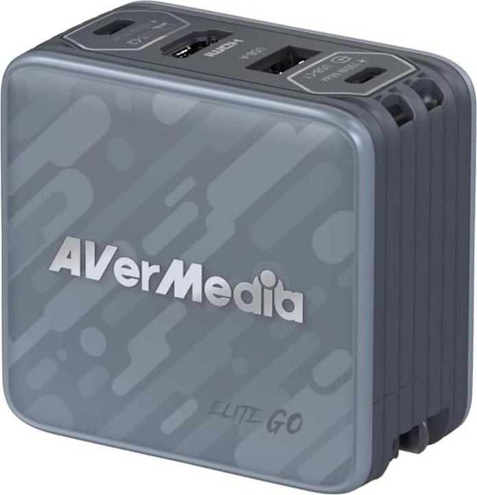 Image du produit AVerMedia Station d'accueil, EliteGO (GC313Pro) Black, 100W GaN, HD (Mac)