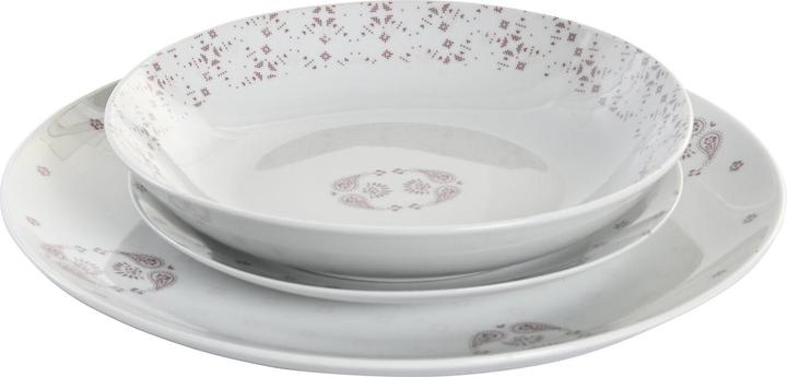 Produktbild DKD Home Decor Geschirr-Set Scandi 18 Stücke 27 x 27 x 3 cm (18 Stück)