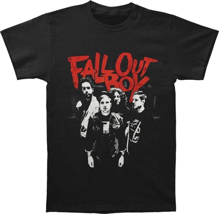 Fall Out Boy Unisex Adult Punk Scratch T-Shirt