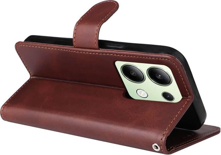 Produktbild Cover-Discount Xiaomi Redmi Note 13 4G - Premium Handyhülle Etui braun (Xiaomi Redmi Note 13 4G)