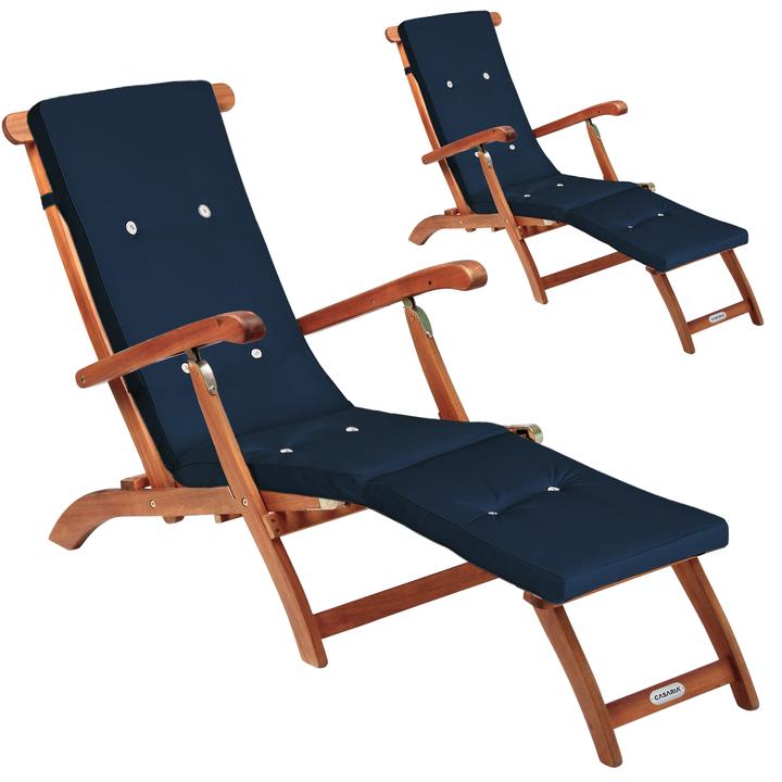 Actual product image Casaria Sonnenliege inkl. Auflage (169 cm)