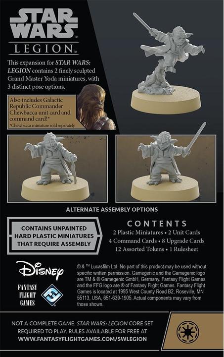 Actual product image FFG FFGD4676 - Grossmeister Yoda - Star Wars Legion, ab 14 Jahren (DE-Erweiterung) (German)