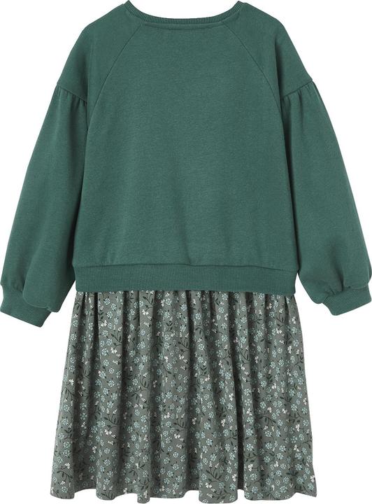 Vertbaudet Mädchen Kleid mit Materialmix (92)